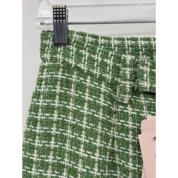Green Checkered Women's Trousers - Picture 14 of 16